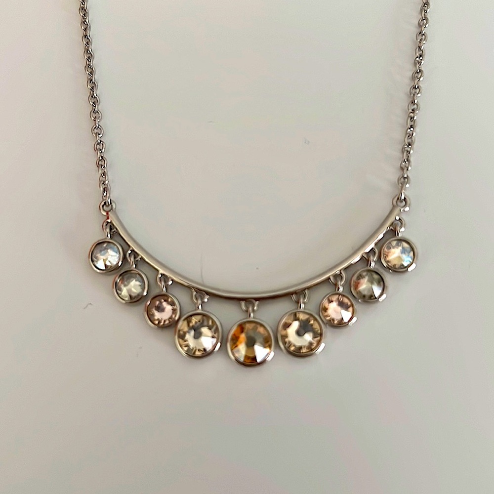 Touchstone Crystals by  Swarovski necklace On The Move in Sand